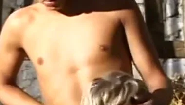 Blond Twink Deepthroats His Dark Haired Buddy
