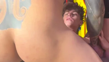 Titus Low Takes on Two Huge Guys Drake Von and Leo Louis