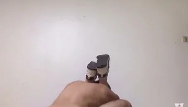 Young woman records herself fucking her boss and becomes submissive.