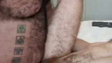 Eddy and Lobo Hairy Muscle Stepdaddy Eats and Fucks My Pussy and Makes Me Squirt!