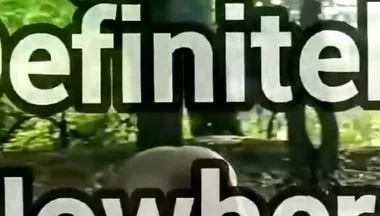 Ass on Full View in a Forest