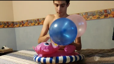 Inflatable Hippo and Ballons!