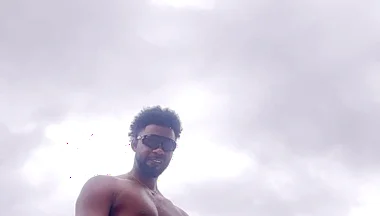 Naked on the Beach Masturbating