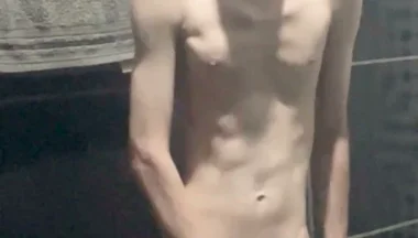 Keoimath - a Skinny Twink Showing His Big Dick Bulging His Underwear