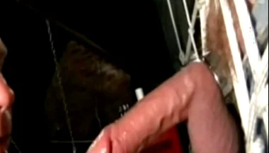 Mature Boy fucked in BDSM in Backroom
