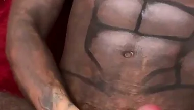 Groot Body Paint Cosplay Fuck