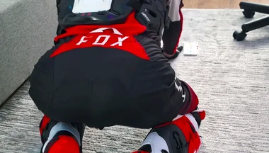 Playing with Motorcycle Boots