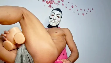 Fit Stud Humps and Cums Deep in Sexy Ass Toy - Moan Fest!