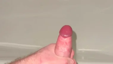 Hot German Guy After the Gym - Look How Hard I Am, Massive Load in the Bathtub