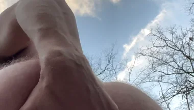Outdoor Masturbation on My Hike