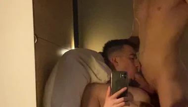 Passionate Kissing, Cock Sucking and Bareback Cock Riding