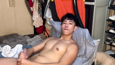 Jacking off While Alone in My Room and Rainy