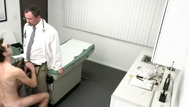 Stimulating Treatment Hung Jesse Zeppelin & Mark Something, as the Doctor's Hands-on Exam Turns Into a Bareback Ride