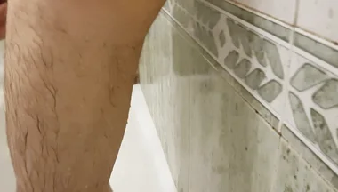 Dildo Fuck and Cumming in the Shower