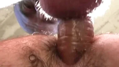Val Fucking Hairy Ass on Cum Beach
