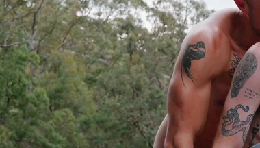 Two Aussies Twunk Outdoor Fuck