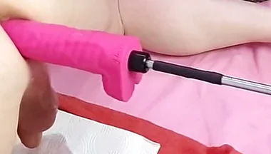 Mike Essex Dildo in the Bum Fun on the Fucking Machine