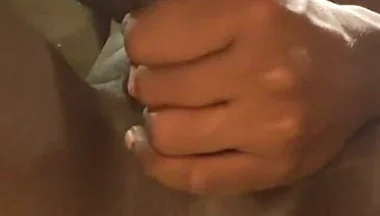 Playing with My Balls and Black Dick Fingering Too