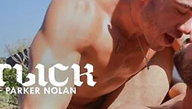 Parker Nolan Gobbles Up Daniel Justices Big Hard Cock In The Hot