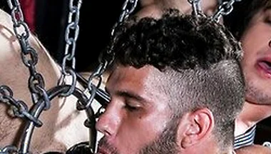 Leather Clad Jimmy Fanz Gives Johnny Rapid A Kinky New Reason To Forget His Ex
