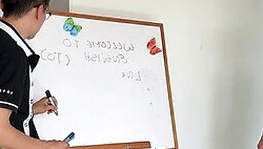 The Teacher Tries To Motivate His Student 18+ By Rewarding Him With Blowjobs And Homosexual Anal Sex - Relaxingadrian - Kikemerengues