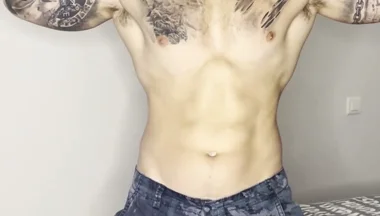 My Big Cock Cums in Military Outfit! with No Touch