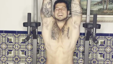 My Cock Cums in a Workout Session