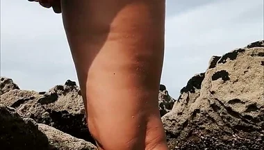 Bad Bitch in Nature in Panties