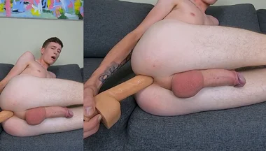 Craig Deep Dildo Ass Stretch - Solo Hardcore