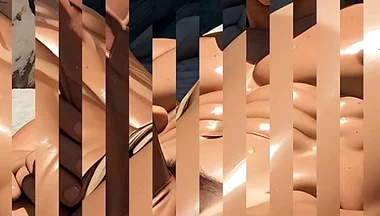 Rock Climber Solo Spreading Precum All Over Cock