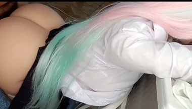1070 Perfect Body Japanese Stepdaughter Likes Ass Sweat
