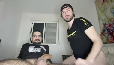 Sucking My Friend Big Dick and Bounce on It Till He Cums Inside