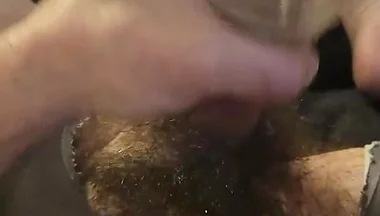 Jacking off in New Nylons with Dick Toy