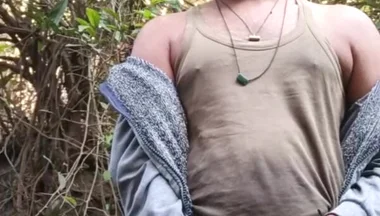 Horny Forest Peeing
