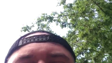 Fat Truck Driver Outdoor Wank