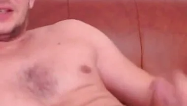 Skinny and Bald Big Cumshot