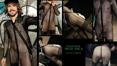 Dystopia (mesh Walk - Black Lingerie)
