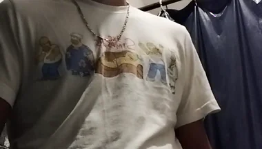 Boy Having Pleasure in the Bathroom
