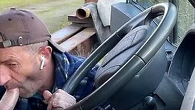 Hot Car Fun With Two Guys