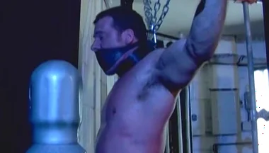 Massive Muscle Man Flogged
