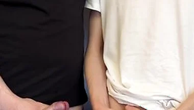 Two Guys Kiss And Jerk Off Together
