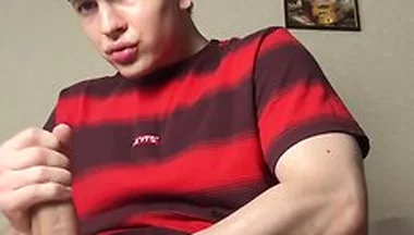 Handsome Student 18+ Skips Classes To Jerk Off His Monster Cock - Rushlight Dante / Young / Sexy / Top