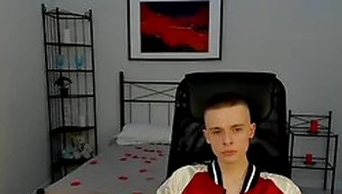Blonde Twink Gay Masturbate With Big Dick Fuck Soo Hard