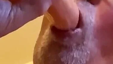 Cumshot in Mouth Is Tasty