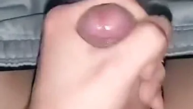 Skinny Teenboy Jerking off at Home