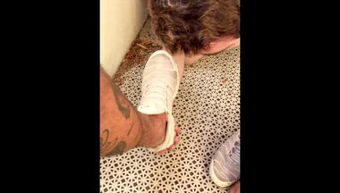 Licking Aplha's Sneaker and Feet