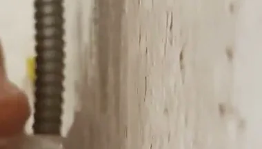 Sucking on My New Big Dildo and Trying to Fuck It!