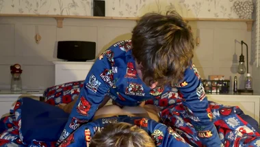 Twink Couple Fuck in Bed, Then Solo Cumshots