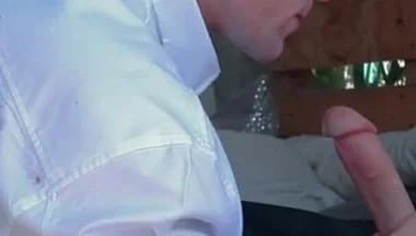 College Boys in the Backyard: Big Dick Top Throatfucks the Twink, Then Rails His Smooth Hole