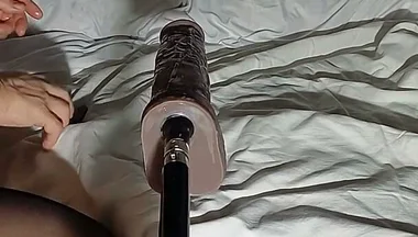 A Sex Machine Inserts a Penis